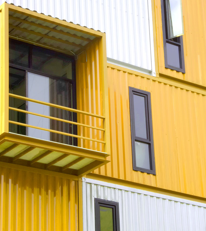 yellow container