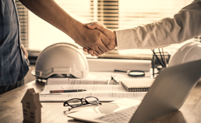 modular consultants handshake